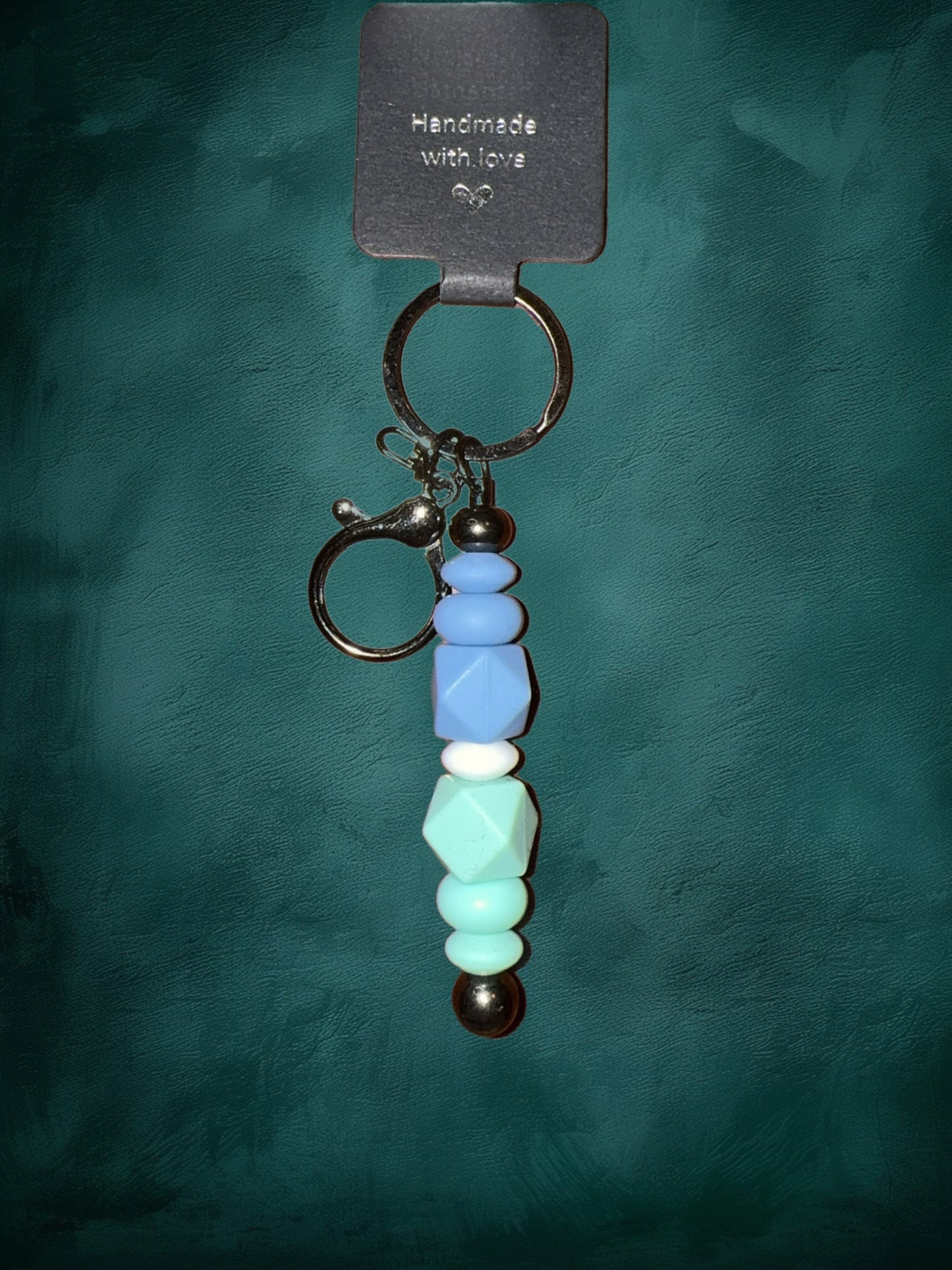 Light blue,light green keychain