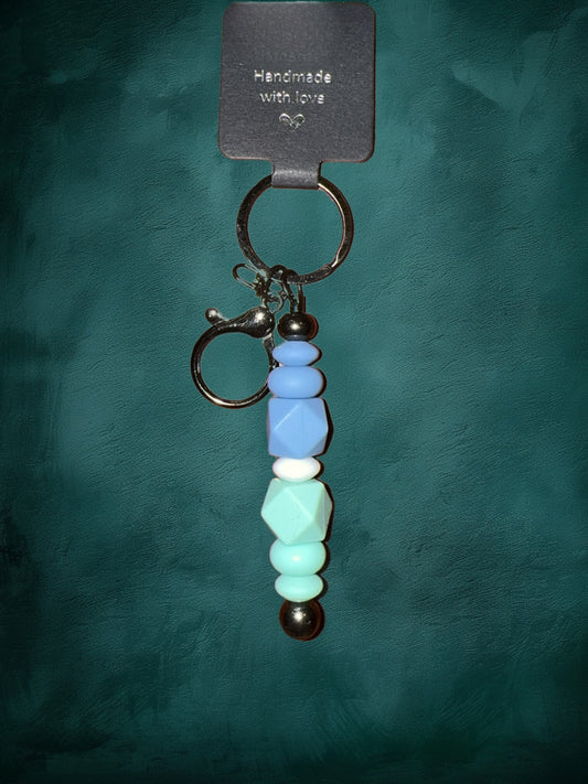 Light blue,light green keychain